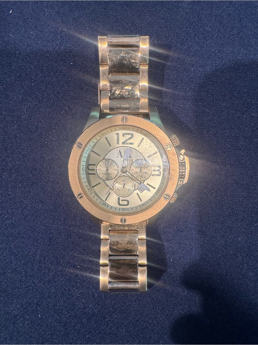 Armani Exchange Chronograph Champagne Dial Men’s Watch